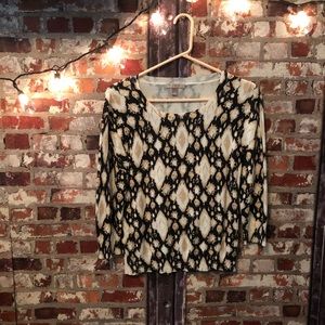 Roz & Ali geometrical sweater